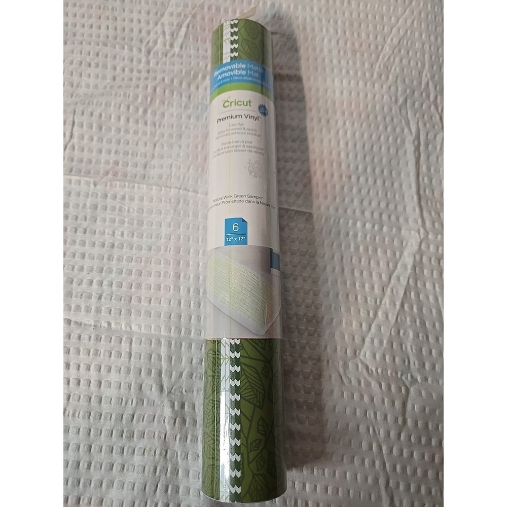 Cricut Premium‎ Vinyl Nature Walk Sampler 6 Sheets 12" By 12" New